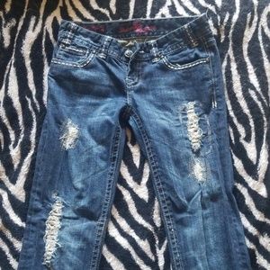 Rock n Roll Cowgirl Rhinestone Jeans